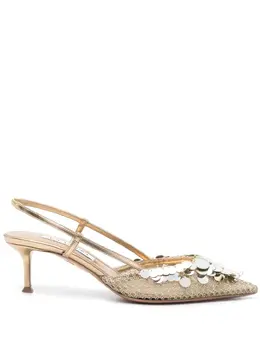 Aquazzura 50mm Can Can slingback pumps 28552300
