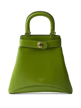 Prada logo-stamp leather tote bag 28526439