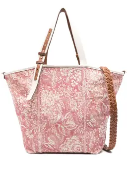 Golden Goose toile de jouy-print canvas tote bag 28922426