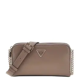 Сумка кросс-боди Guess, фактура гладкая, серо-бежевый 103719132024