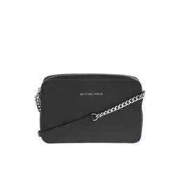 Сумка кросс-боди Michael Kors, фактура рельефная, гладкая, перфорированная, матовая, черный 103773917194