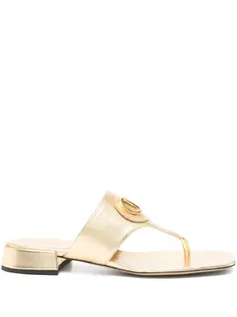 Valentino Garavani VLogo leather sandals 27382922