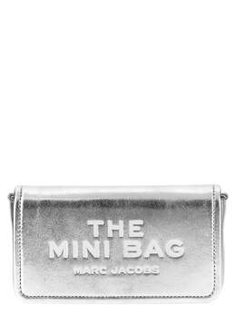 Marc Jacobs-The Metallic Leather Chain Mini Bag Borse A Tracolla Silver-Donna 51735785603412