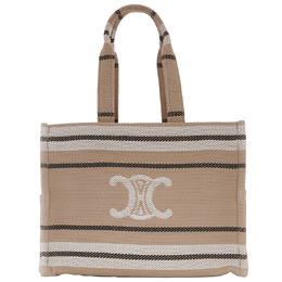 Celine Large Cabas Striped Tote Bag 196762fv2.02bl