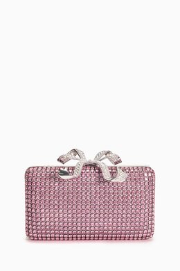 Self-Portrait Crystal-embellished Box Clutch Bag 217928191_23