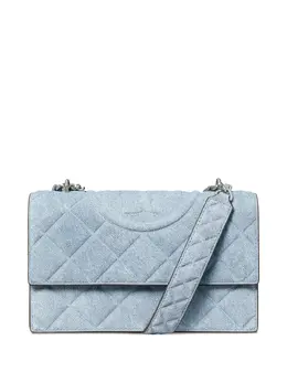 Tory Burch small Fleming denim convertible shoulder bag 28579171