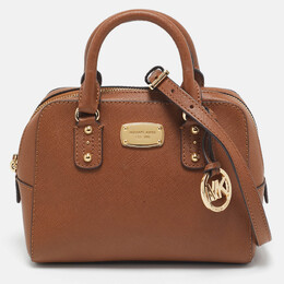 Michael Kors Brown Leather Mini Satchel 1118772