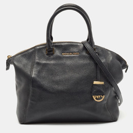 Michael Kors Black Leather Large Riley Satchel 1118500