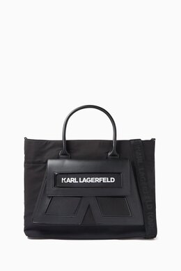 Karl Lagerfeld Logo-patch Changing Bag in Nylon 217998518_2709
