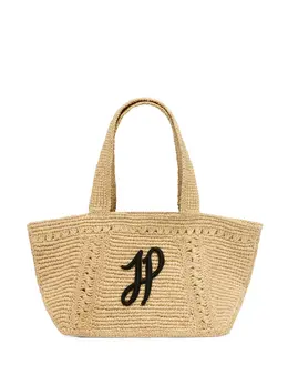 Patou small JP monogram trapeze-design tote bag 27685601