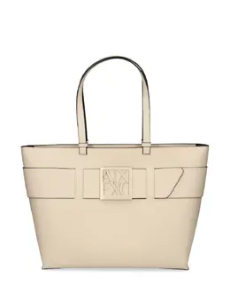 Armani Exchange logo-plaque tote bag 29322111