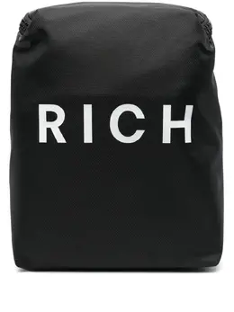 John Richmond logo-print backpack 28439530