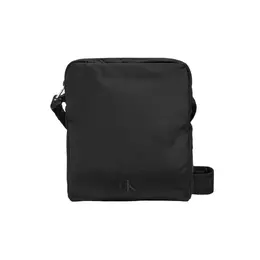Calvin Klein Black Recycled Polyester Messenger Bag cakl-15667400009