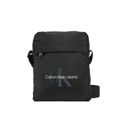 Calvin Klein Black Recycled Polyester Messenger Bag caklje-15856500009