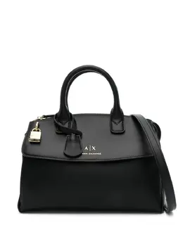 Armani Exchange logo-debossed tote bag 29295424