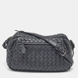 Bottega Veneta Black Intrecciato Leather Shoulder Bag 1119894