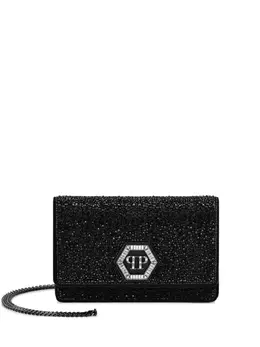 Philipp Plein mini Hexagon-logo shoulder bag 27648347