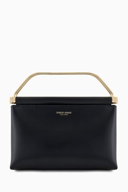 Giorgio Armani Small Top-handle Bag in Nappa Leather 217687969_2709