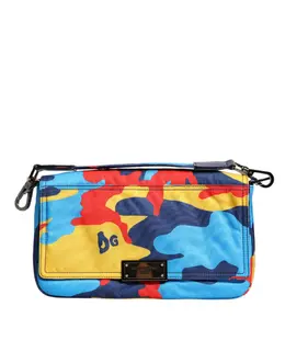 Dolce & Gabbana Multicolor Camouflage Nylon Crossbody Bag bag4082