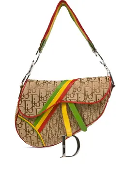 Christian Dior 2004 Rasta Oblique Saddle shoulder bag 28890567