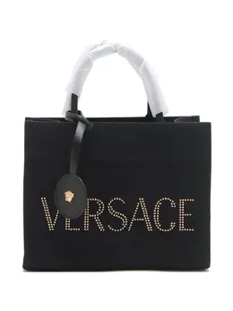 Versace 2020-2024 logo canvas tote bag 29468014
