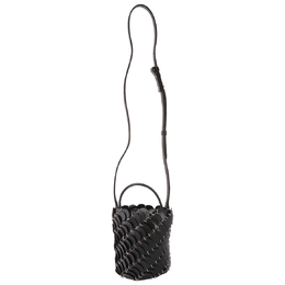 Paco Rabanne Leather Bucket Mini Bag 23hss0393clf159-black