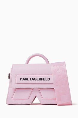 Karl Lagerfeld Ikon Top-handle Bag in Faux Leather 217994260_207