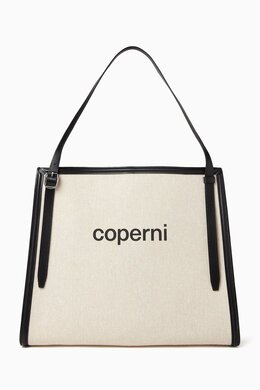 Coperni Logo Belt Tote Bag in Canvas 218152734_7762