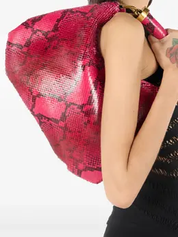 Roberto Cavalli snake-print shoulder bag 29050606