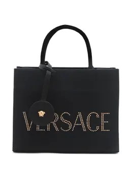 Versace 2020-2024 logo canvas tote bag 29467426