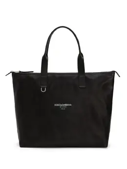 Сумка-тоут с логотипом Dolce & Gabbana, черный 26518122 | черный