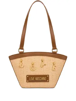Love Moschino logo-lettering shoulder bag 27693851