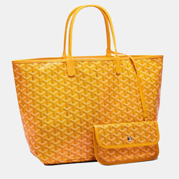 Goyard Yellow Goyardine Coated Canvas and Leather Saint Louis PM Tote Bag 1121513