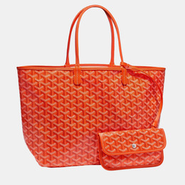 Goyard Orange Goyardine Coated Canvas and Leather Saint Louis GM Tote Bag 1121505