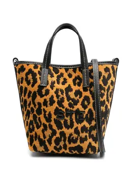 Сумка-ведро с леопардовым узором Stella McCartney, коричневый 29354634 | коричневый