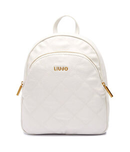 Рюкзак женский Liu Jo стеганый с логотипом, белый lc252w000128z0200os | bianco