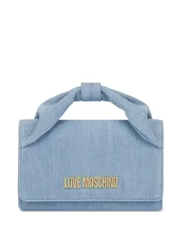Джинсовая сумка через плечо Love Moschino, синий 27693860 | синий