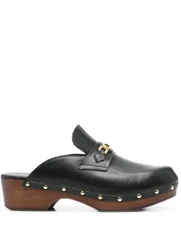 Tom Ford 50mm logo-plaque mules 25712371