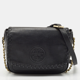 Tory Burch Black Leather Mini Marion Crossbody Bag 1119429