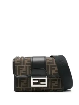 Сумка через плечо Double Baguette Fendi, коричневый 29437924 | коричневый