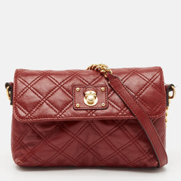 Marc Jacobs Red Quilted Leather Single Shoulder Bag 1119907