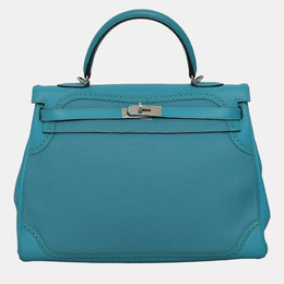 Hermes Leather Kelly Ghillies 35 Bag 1090592