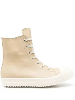 Rick Owens leather high-top sneakers 26733342