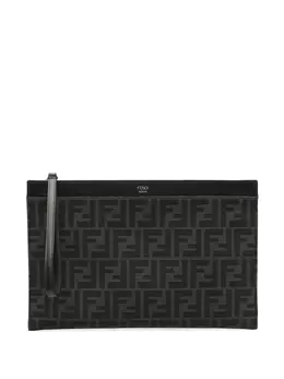 Клатч с логотипом FF Fendi, черный 22157144 | черный
