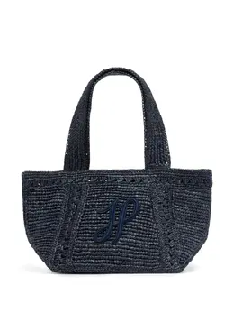 Patou small JP monogram trapeze-design tote bag 27685625