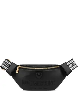 Love Moschino logo-embossed belt bag 27694369