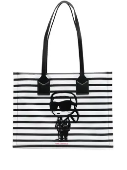 Karl Lagerfeld Ikon Striped Medium tote bag 28613038
