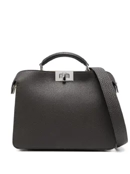 Маленькая сумка-тоут Peekaboo I See U Fendi, коричневый 28803918 | коричневый
