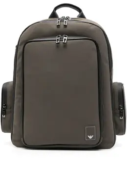 Emporio Armani logo-patch backpack 29361321