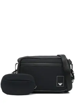 Emporio Armani logo-patch messenger bag 29377556